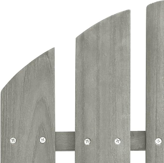 Patio Adirondack Chairs with Tea Table,Garden Chair,Leisure Chair,Bistro Chair,Leisure Chair,Camping Chair,Outdoor Chairs,Conversation Chair,for Patio,Balcony,Party,Solid Wood Fir Gray