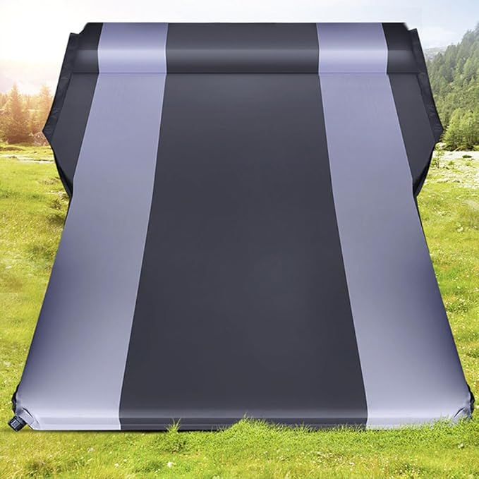 Car Inflatable Mattres for Jeep Grand Cherokee WH 2005 2006 2007 2008 2009 2010 Thickened Inflatable Back Seat Bed Outdoor Camping Sleeping Pad Portable Travel Mattress,Black