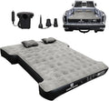 Umbrauto Air Mattress for 6-6.5 ft Full-Size Short Beds, Inflatable Truck Tent Airbed with Pump, Pickup Camper Air Mattress for Camping, with Pillows