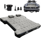 Umbrauto Air Mattress for 6-6.5 ft Full-Size Short Beds, Inflatable Truck Tent Airbed with Pump, Pickup Camper Air Mattress for Camping, with Pillows