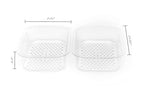 BEAST COOLER ACCESSORIES Dry Goods Tray - Pack of 2 Durable Plastic Cooler Organizer Compatible with Yeti Tundra 35 and 45 - Cooler Rack and Divider for Dry Storage