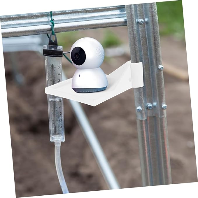 4pcs Heavy Duty Grow Tent Corner Shelf Bracket Easy Install Grow Tent Pole Mount for Hygrometers Cameras Equipment Utility Tray for Organized Planting Setup