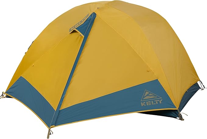 Kelty Far Out Backpacking Tent + Tent Footprint Package, 2 or 3 Person Capacity, Backpacking Starter Kit and Camping Shelter, Stuff Sack Included