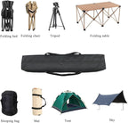 Heavy Duty Water-Resistant Long Duffle Bag - XL Canopy & Roof Tent Storage Organizer for Poles, Grill Tools, Hammock & Fishing Rods with MOLLE Straps (35''(L) x7.87''(W) x7.87''(H))