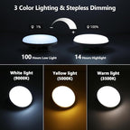 10000mAh Rechargeable Hanging Tent Light with Magnet, Portable 30W 4000LM LED 3 Color Lighting Modes Camping Lantern, IPX5 Waterproof LED Flashlight for Emergency & Gift
