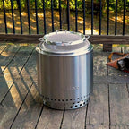 Solo Stove Ranger Backyard Bundle | Smokeless Fire Pit Kit Ideal for 2–4 People | Includes Stand, Shield, Lid, Shelter | Portable Wood Burning, Removable Ash Pan, Stainless Steel