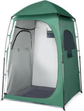 VINGLI 6.8FT Shower Tent, Large Instant Pop Up Shelter with Mesh Floor & Carrying Bag, Privacy Changing Room Tent for Toilet, Camping, Dressing, Lightweight & Sturdy, Easy Set Up