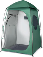 VINGLI 6.8FT Shower Tent, Large Instant Pop Up Shelter with Mesh Floor & Carrying Bag, Privacy Changing Room Tent for Toilet, Camping, Dressing, Lightweight & Sturdy, Easy Set Up