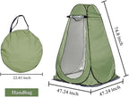 Portable pop-up Privacy Tent is Suitable for Outdoor Shower, Dressing Room, Sunshade and Camping Toilet