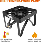 Vivicreate High Pressure Propane Gas Outdoor Burner Stove Cooker Burner Grill 185000 BTU power with Regulator and Hose parrilla de gas estufas de gas para cocinar afuera