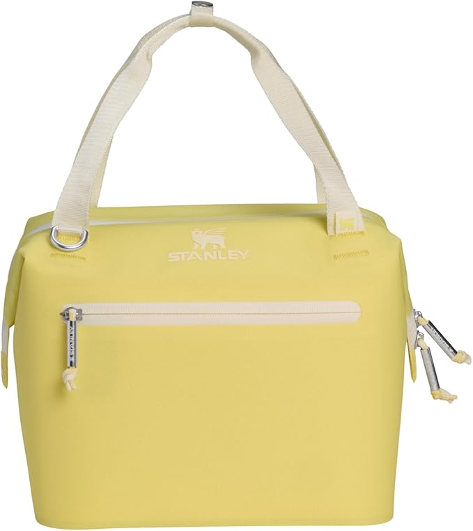 Stanley All Day Julienne Mini Soft Cooler Bag and Lunch Box 7.4 Quarts | 10 Can Cooler with Handles and Strap | Stays Cold for Hours | Insulated Travel Bag with Zipper | BPA-Free | Daffodil