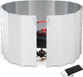 Camping Stove Windscreen Ultralight Folding Camp Stove Windscreen Portable Camping Stove Windshield for Use with Alcohol Stoves and Other Backpacking Stoves Butane Stoves 16 Plates