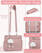 Lunch Box Tote Bag - Versatile Soft Insulated Lunchbox for Women - Lightweight Stylish Simple Lunch Pail Reusable Large Cooler Bag for Adults Work Office Camping Picnic Travel Outdoor Trips Pink 10L