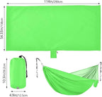 Cobalt Green Camping Hammock Camping Gear with 2 Tree Straps, Quick Dry Hammock 114" x 54"