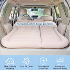 Car Inflatable Air Mattress for Chevrolet Blazer EV 2023 2024 Portable Boot Air Mattress Cushion Outdoor Travel Camping Sleeping Gear Accessories,Black