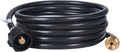 GasSaf Propane Hose, Propane Adapter Hose 1lb to 20lb Propane Tank Connection Suitable for Weber Q Grills, Blackstone Griddles, Coleman Stoves, Buddy Heaters & More (12 Feet)