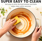 Enameled Cast Iron Dutch Oven with Lid – 5QT Heavy-Duty Pot, Oven Safe up to 500°F, Dual Handles, Ideal for Sourdough Bread Baking, Stews, Roasting, Braising – All Cooktops, Durable & Versatile Cookware (Ivory)