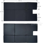 Xprite Black Mattress Sleeping Camping Bed Pad Platform, NitePad Sand Premium 1.6-inch Thick Portable Trunk Cushion Compatible with 2018-2026 Jeep Wrangler JL