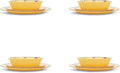 Fox Run 48790 Melamine Dinnerware Set, 10", Yellow