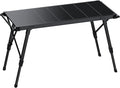 EYPINS IGT Camping Table Foldable - 3ft Modular Folding Table Adjustable Height, with Side Hanging Rails,Aluminum Lightweight Small Portable Camping Tables for Outdoor Cooking,Camping,BBQ
