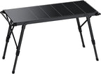EYPINS IGT Camping Table Foldable - 3ft Modular Folding Table Adjustable Height, with Side Hanging Rails,Aluminum Lightweight Small Portable Camping Tables for Outdoor Cooking,Camping,BBQ