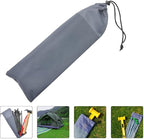 Tent Stakes Storage Bag Set, 30cm Oxford Fabric Organizer for Camping Tent Pegs, Windproof Shelter Nail Holder for Outdoor Hiking and Backpacking (2pcs)
