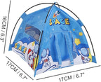 Miniature Cute Tent,1:12 Scale Miniature Camping Tent, 6.7 Inch Realistic Doll House Tents,Handmade Mini Tents for Diorama Displays,Photography Props,Birthday Gift Decor