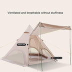Pyramid Outdoor Tent,Oxford Cloth Waterproof Tent,Family Camping Tent Quick Set up Tent for Beach,Traveling,Hiking,Mountaineering,Outdoor Activities
