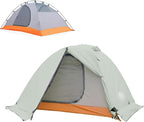 Waterproof Backpacking Tent 2/3 Person, Double-Layer Warm Rainstorm-Proof Outdoor Tent, Lightweight and Suitable for Hiking, Mountain Climbing and Camping in The Wild