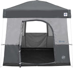 E-Z UP Camping Cube Sport, Converts 10' Angled Leg Canopy into Camping Tent