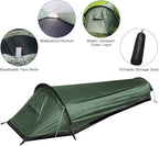 Lustar Ultralight Tent Backpacking Tent Outdoor Camping Sleeping Bag Tent Lightweight Single Person Tent