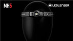 Ledlenser MH5 Rechargeable Outdoor Headlamp - Black, 400 Lumens - Ultra-Lightweight Design with Detachable Lamp Head - Advanced Focus System