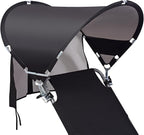 XL Universal Beach Chair Umbrella Canopy, UPF 50+ Chair Sun Shade Attachment with Adjustable Clamp for Camping, Lawn, Wheelchair, Tanning, Zero Gravity, Lounge, Fishing, Outdoor Chairs, Oversized