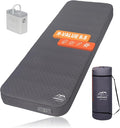 Self Inflating Sleeping Pad,Memory Foam Camping Mattress w/Detachable Electric Pump,4 - Inch Thick Memory Foam for Ultimate Comfort, for Indoor,Outdoor,Road Trip,4 - Season Use,Gray