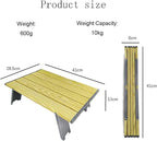 Camping Portable Foldable Table for Outdoor Picnic Barbecue Tours Tableware Ultra Light Folding Computer Bed Desk Camping Accessories