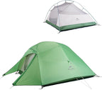 Naturehike Cloud Up 3 Person Backpacking Tent with Footprint - 3 Season Free Standing Lightweight 3 Person Camping Tent | with Footprint, Free Standing, Dome, Camping, Hiking, Waterproof