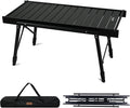 Himalaya IGT Folding Camping Table Portable, Outdoor Camp Kitchen System, Adjustable Aluminum Foldable, Ultralight Lightweight with Bag for Patio BBQ Car Picnic RV