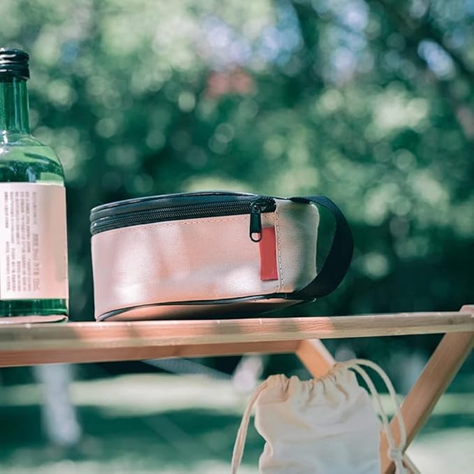 JSEIAJB Outdoor Atainless Steel Snow Bowl Camping Tableware Set Portable Foldable Picnic Barbecue Bowl 4 sets Outdoor Tableware