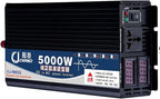 3000W 4000W 5000W Pure Sine Car Inverter Power Voltage Converter DC 12V/24V/48V/60V/72V to 110V / 220V 230V AC Pure Sine Wave Inverter Transformer Converter for Camping RV (Color : 72Vto220V, Size :