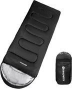 KINGROCK Sleeping Bags for Adults Backpacking Lightweight Waterproof- Cold Weather Sleeping Bag for Adults for Warm Camping Hiking Outdoor Travel with Compression Bags