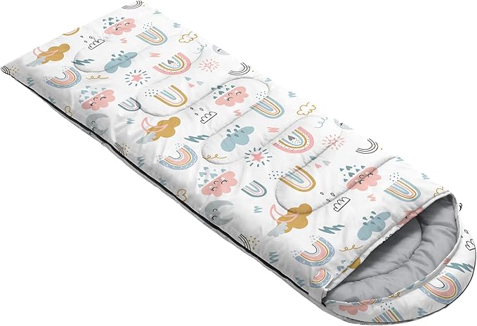 BSNTHO Camping Sleeping Bags,3 Season Warm & Cool Weather,Lightweight,Waterproof Sleeping Bags for Adults & Kids,Traveling,and Outdoors,Camping Gear Equipment