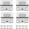 Cooler Stainless Steel Hinge for Coleman Camping Cooler 5235 5250 5286b 6262 6270, for Coleman Ice Chest Hinges, with Screws, 4-PCS