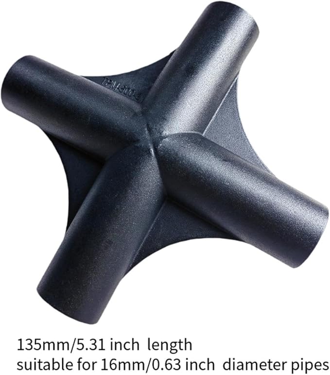 Tent Pole Connector Tent Joint Accessories Tent Connector Part Spare Parts Replace Connector Easy to Install 4 Way Connector