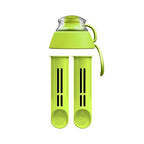 DAFI Water Bottle Filters and Cap Replacements Green | 2-Pack | Last up to 60 Days | Hiking Water Filter, Personal Filtered Water Bottle, Camping Water Filter | BPA-Free | Made in Europe