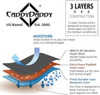 Caddydaddy Golf Bag Cooler - Gifts for Golfers, Essential Golf Accessories for Men, Premium Golf Gifts, Ideal for Keeping Drinks Cold, Versatile Picnic Chiller Cooler for On-The-Go Convenience
