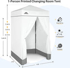EAGLE PEAK Flex Ultra Compact 4x4 Pop-up Canopy, Sun Shelter, Changing Room, Portable Privacy Canopy Cabana for Pool, Fashion Photoshoots, or Camping, White