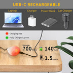 Tubasion 2-in-1 Purse Light with Clip & Hook, USB-C Rechargeable Handbag Light, Ultra Bright Bag Lights for Purses, Upgraded Automatic Sensor Purse Must Haves Accessories Gift for Women Girls