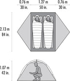 MSR Access 2-Person Lightweight 4-Season Tent