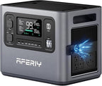 AFERIY P280 Portable Power Station 2800W (Peak 5600W),2048Wh LiFePO4 Battery,Expandable to 10kWh,0-80% Charge in 38 Min,UPS Solar Generator for Home Use,Power Outages,Camping,and RVs