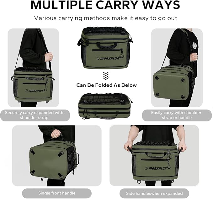 Waterproof PVC Material Paddleboard Cooler Deck Bag,40 cans Sup Deck Cooler Bag,Cooler Bag for Paddleboard,Lunch Box Cooler Insulated Bag,Camping Cooler Bag,Kayak Cooler Bag